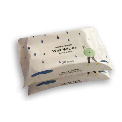 عصاره آب نارگیل Spunlace دستمال مرطوب مرطوب مخصوص عطر بزرگسالان